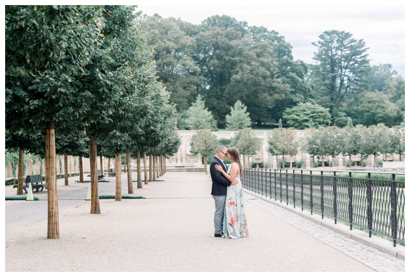 European inspired engagement photo captured by Philadelphia wedding photographer Myra Roman