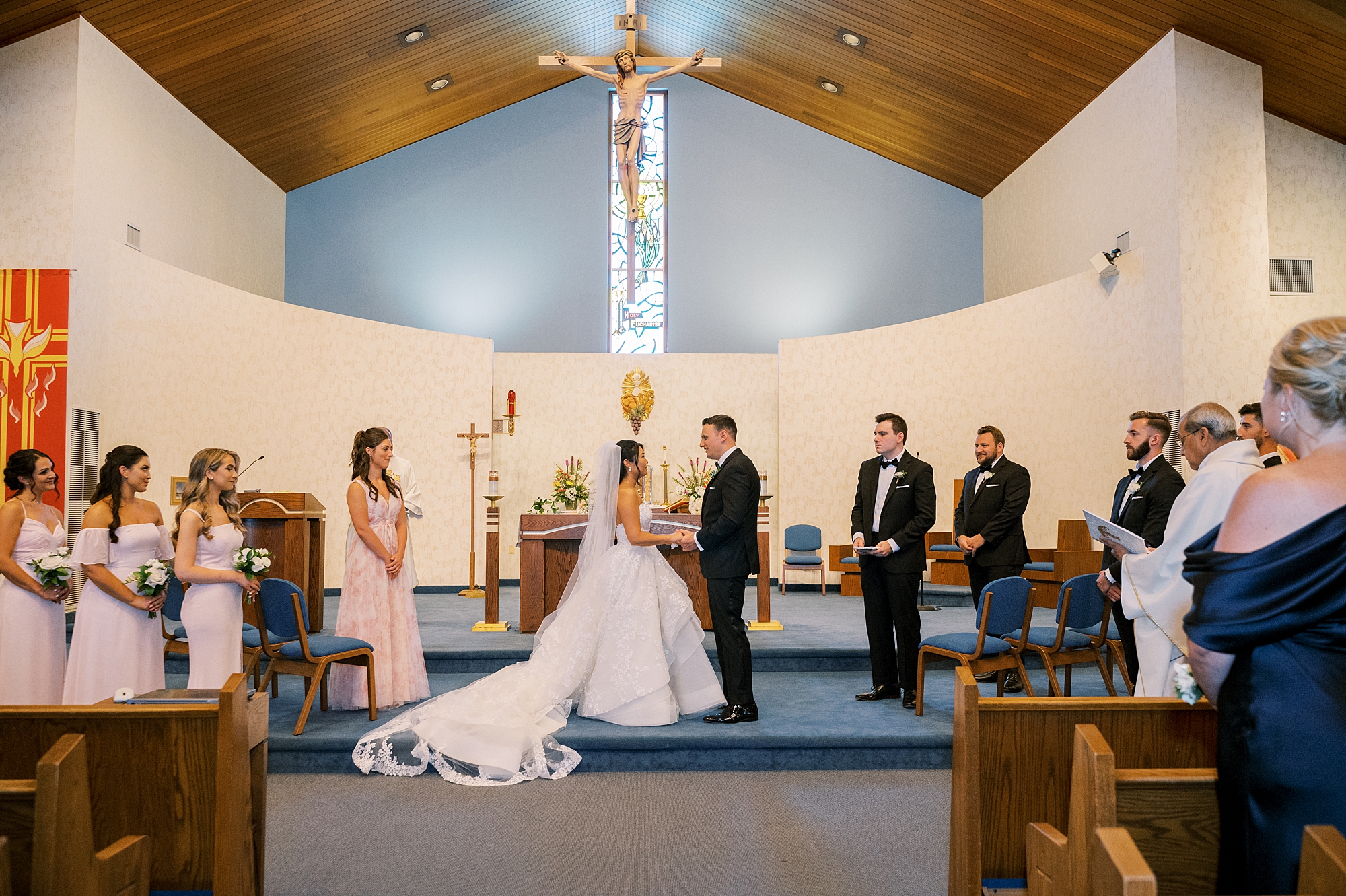 traditional church wedding in New Jersey 