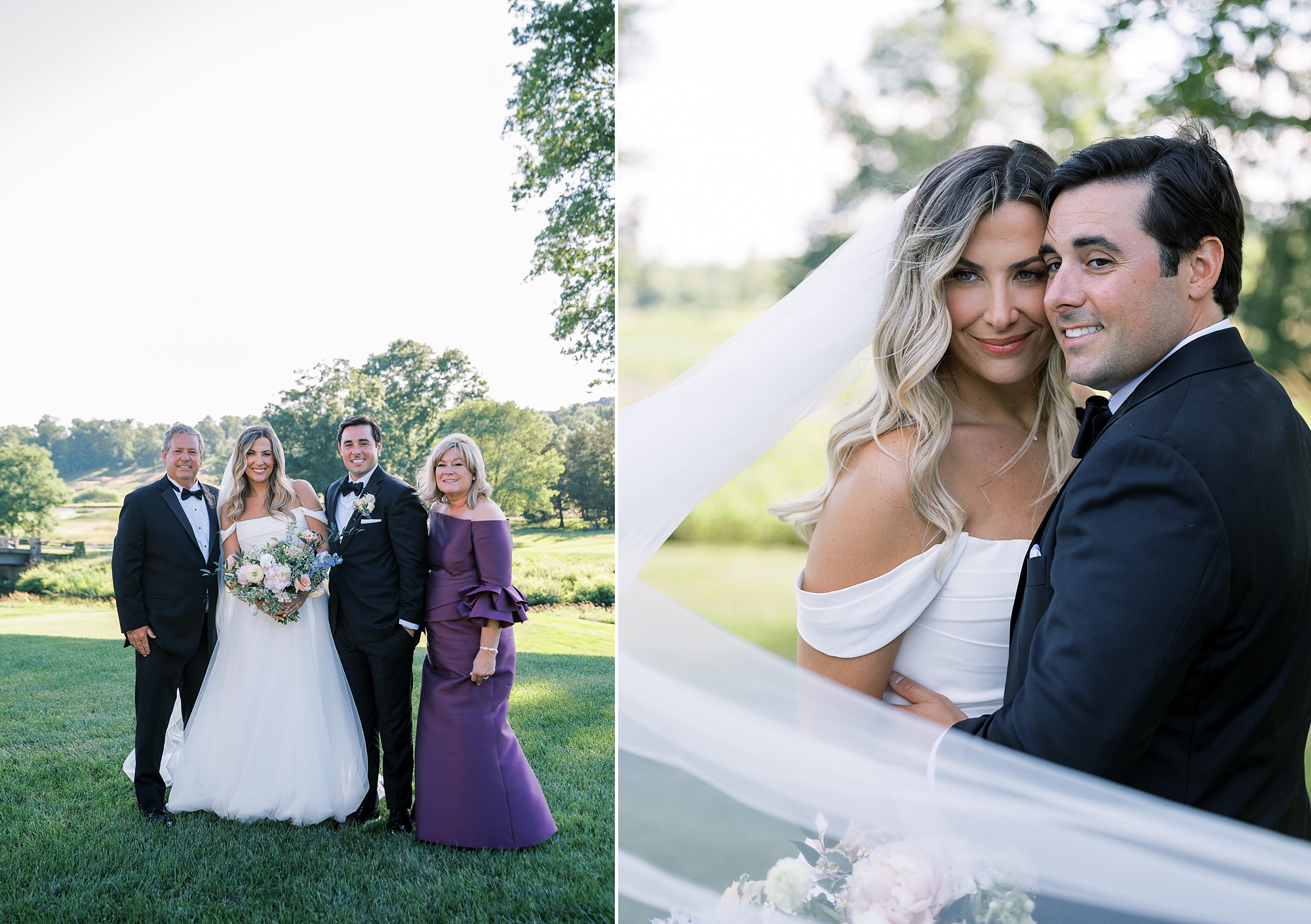Tips to organize stress-free wedding day family photos from East Coast wedding photographer Myra Roman Photography