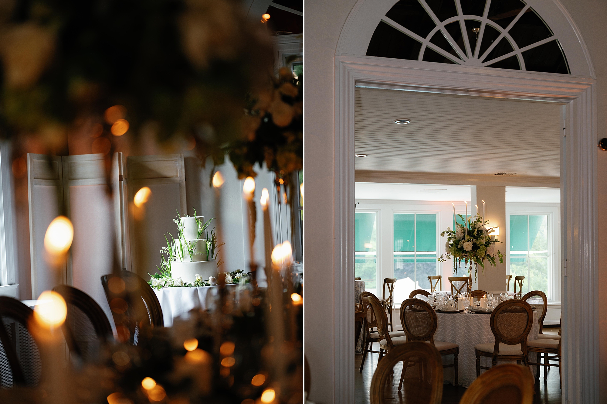 details for wedding reception at the Bronxville Field Club